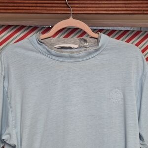 Recreartion By Thread And Supply Light Blue Crewneck T-Shirt